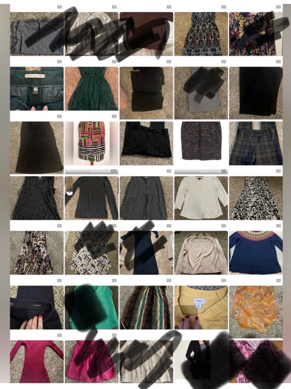 business casual bundle/lot over 50 pieces! Tops/pants/shoes